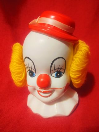 Vintage Ceramic Clown Head Bank