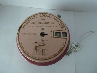 Add O Bank Steel Products California 1942 Pink Hazleton,  Pa.  Savings With Key