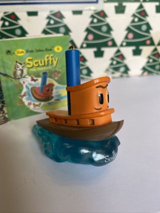 Scuffy The Tugboat Little Book Christmas Tree Hallmark Keepsake Ornament