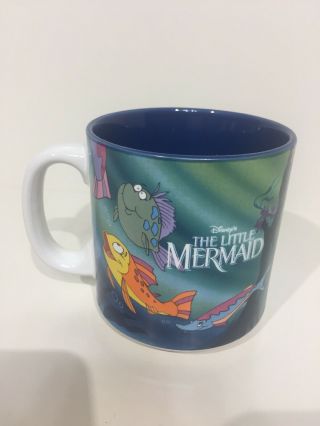 Vintage Walt Disney Classic The Little Mermaid Coffee Mug Cup 12oz Made In Japan 3