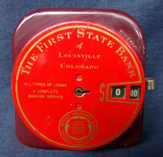 The First State Bank Of Louisville Colorado Add - O - Matic Bank Steel Products Corp