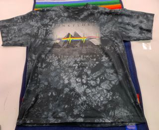 Vtg Pink Floyd Shirt Mens Xl Xxl Dark Side Of The Moon Liquid Blue Single Stitch