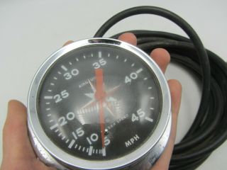 Airguide Sea Speed 45 MPH Boat Motor Speedometer Made in USA 4787 2