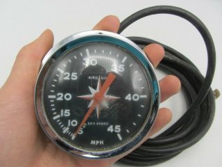 Airguide Sea Speed 45 MPH Boat Motor Speedometer Made in USA 4787 3