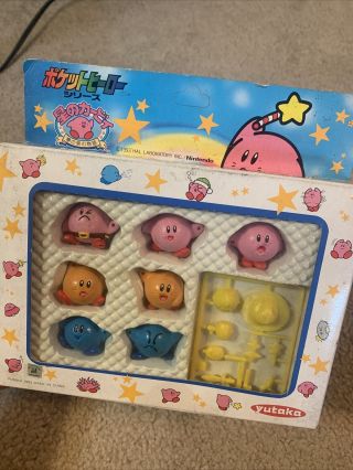 Rare Nib Kirby Nintendo Japan 1993 Yutaka Toy Figures Nos Wow