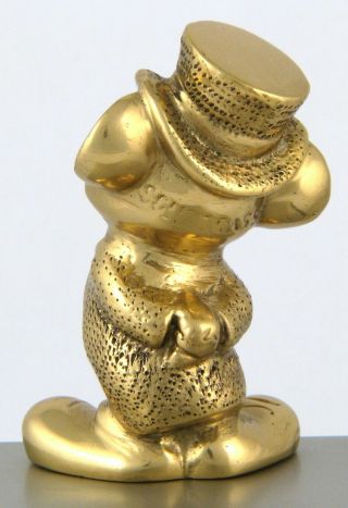 1988 Solid Brass Mickey Mouse Figurine from 