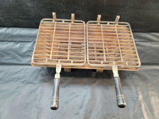 Vintage Hibachi Cast Iron Tabletop Grill