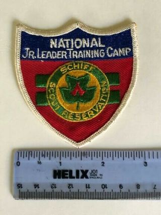 Boy Scout Schiff Scout Reservation " National Jr Leader Training Camp " Vg Cond