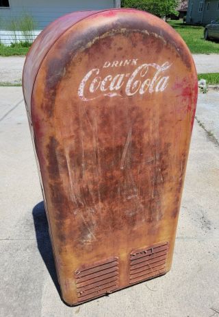 Vintage 1940s Jacobs Coca Cola Vending Machine Coke Coin Op 5