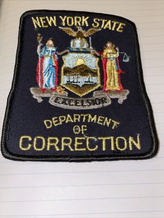 Vintage York State Department Of Correction Shoulder Patch