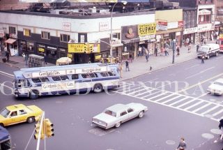 1980 Mabstoa York City Bus Slide 8389 42nd Manhattan Ny Nycta Nyc