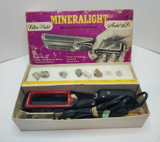 Vintage Ultra - Violet Products Mineral Light Model Sl - 2537,  Rock Specimens Csi