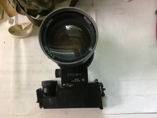 Vintage Clyclop 1 Night Vision Scope Made In Russia Plus Accessories