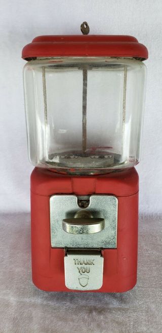 Vintage Acorn 5 Cent Gum Ball Machine Glass Bowl Parts Only