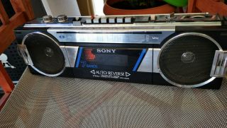 Sony Cfs - 900s (4 Sw Bands) Vintage Boombox In - Shippin