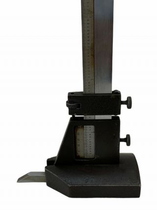 Vintage Brown & Sharpe Vernier Height Gage No.  587 Machinist Tool 2