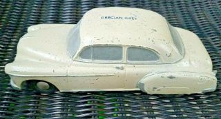 Vintage Banthrico 1953 - 54 Chevrolet Dealer Promo Car Bank Stamped Grecian Grey