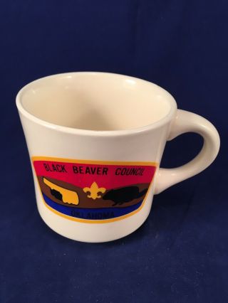 Black Beaver Council Oklahoma Boy Scouts Of America Bsa Coffee Mug