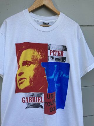 Vintage 1993 Peter Gabriel Us Tour T Shirt Xl Concert Genesis Rock