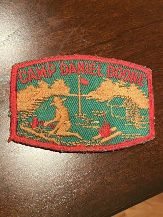Vintage Boy Scout Patch - Camp Daniel Boone - Canton,  Nc North Carolina