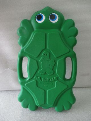 Vintage Mr.  Turtle Kickboard Swimming Pool Swim Board Coleco 10472 Green Slm 1702