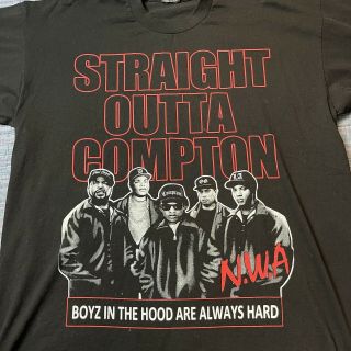 Vintage NWA Straight Outta Compton Ice Cube Dre Eazy - E Rap Tee USA Made 2