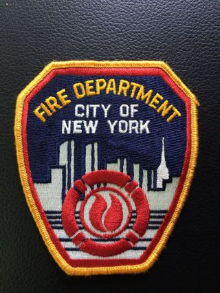 City Of York Fire Department Shoulder Patch 4.  5”x 4”