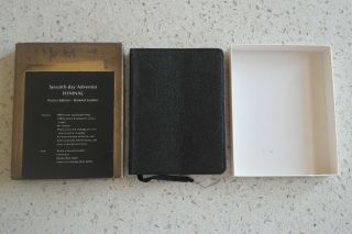 Vintage Seventh - Day Adventist Hymnal Pocket 1941 Bonded Leather Box Sda