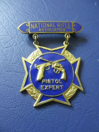 Nra National Rifle Association Expert Pistol Medal Award