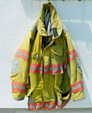 Vintage Janesville Firefighter Turnout Bunker Jacket Fire Coat Size 4032