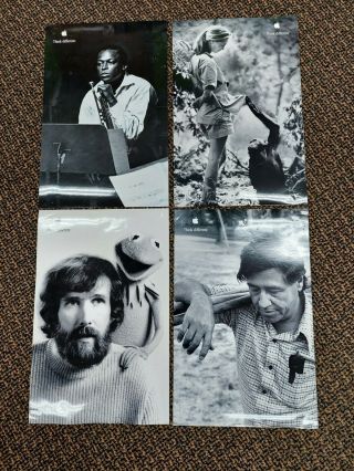 Set Of 4 Apple Computer Think Different Posters 11x17 Vntg 1997