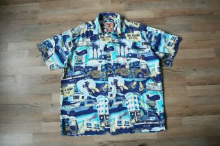 Mambo Loud Shirts Australia Vintage 1999 Hawaiian Printed Surf Aloha 90s Shirt L