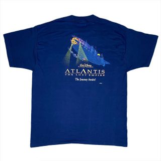 Vintage Disney Atlantis The Lost Empire Promo Movie T - Shirt Rare Men’s Size Xl
