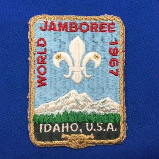 Boy Scout 1967 World Jamboree Idaho,  U.  S.  A.  Participant Patch