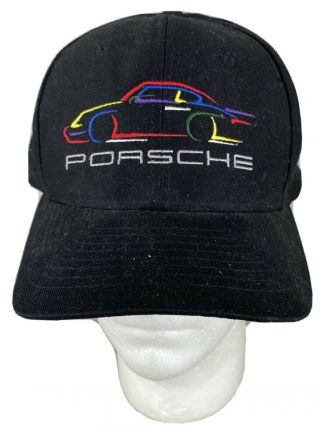 Vintage Retro Porsche Baseball Cap Adjustable Snapback Curved Bill Hat