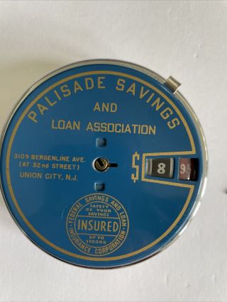 Palisade Savings & Loan Association Add O Bank Coin Vintage - With Key 2