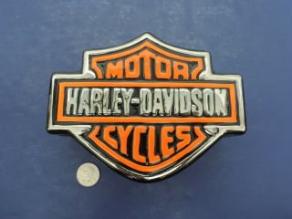 Vintage 2000 Harley - Davidson Bar & Shield Ceramic Trinket Storage Box
