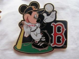 Disney Trading Pins 45151 Wdw - Mickey Mouse Major League Baseball (boston Red