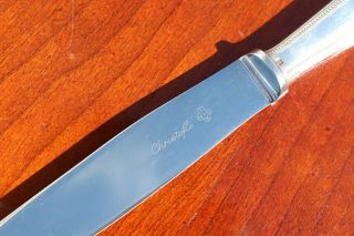 Christofle Perles Silver plated Table Knife 2