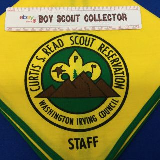 Boy Scout Curtis S.  Read Scout Reservation Washington Irving Staff Neckerchief