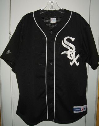 Vintage Rare Chicago White Sox Majestic Jersey Size L