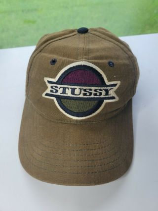 Vintage 90s Stussy Hat Snap Back Made In Usa