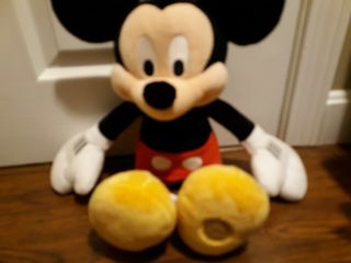 Mickey Mouse Large Plush Doll Toy Official Disney Store Licensed 15” Authentic
