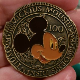 Museum Of Pin - Tiquities Disney Pin Celebration 2009 Mystery Ancient Coins Mickey