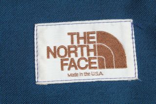 Vintage 1980 ' s The North Face Blue Travel Garment Bag Suit Case,  Made in USA. 2