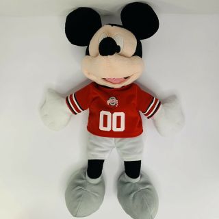 Disney Mickey Mouse Plush Ohio State Football Stuffed Animal