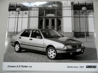Foto Fotografie Photo Photograph Fiat Croma 2.  0 Turbo I.  E.  09/91 Sr518
