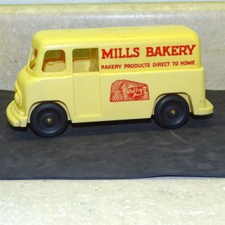 Vintage Plastic Mills Bakery Delivery Van Coin Bank,  Truck,  Como,  Divco