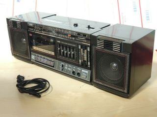 Vintage JVC PC - R37J Boombox AM FM Cassette Stereo Radio 3