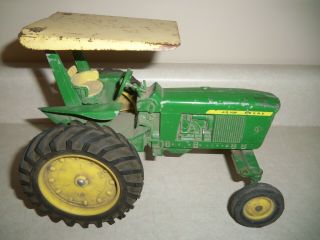 Ertl John Deere 3020 W/wf And Rops Canopy Tractor Vintage Farm Toy